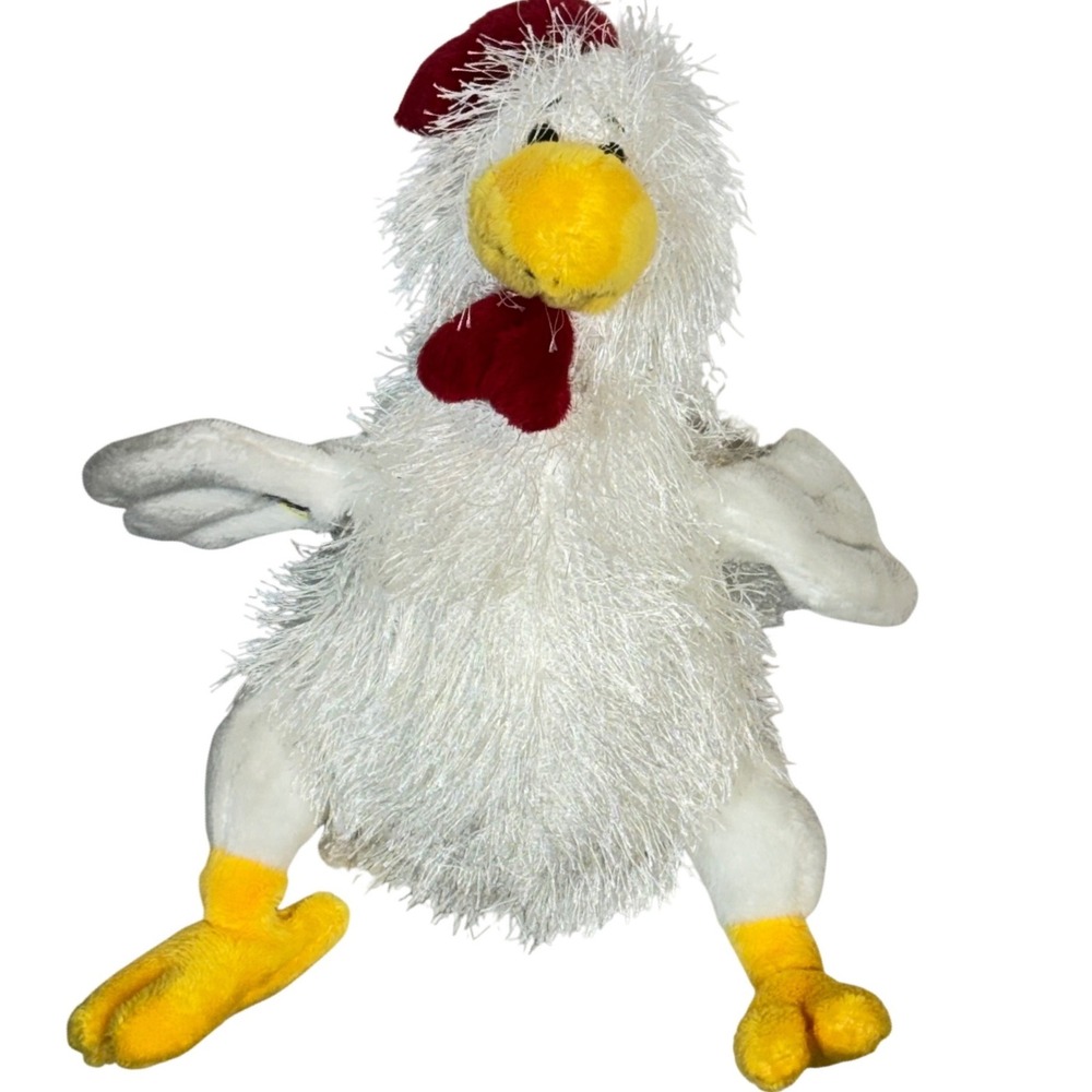 Ganz‎ Webkinz White Shaggy Chicken Plush HM205